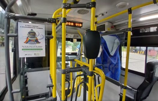 Campanha do agasalho começa nos ônibus de Teresópolis