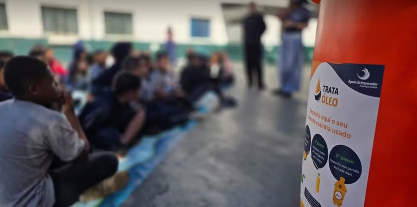 Projeto incentiva coleta de óleo usado em escolas de Petrópolis