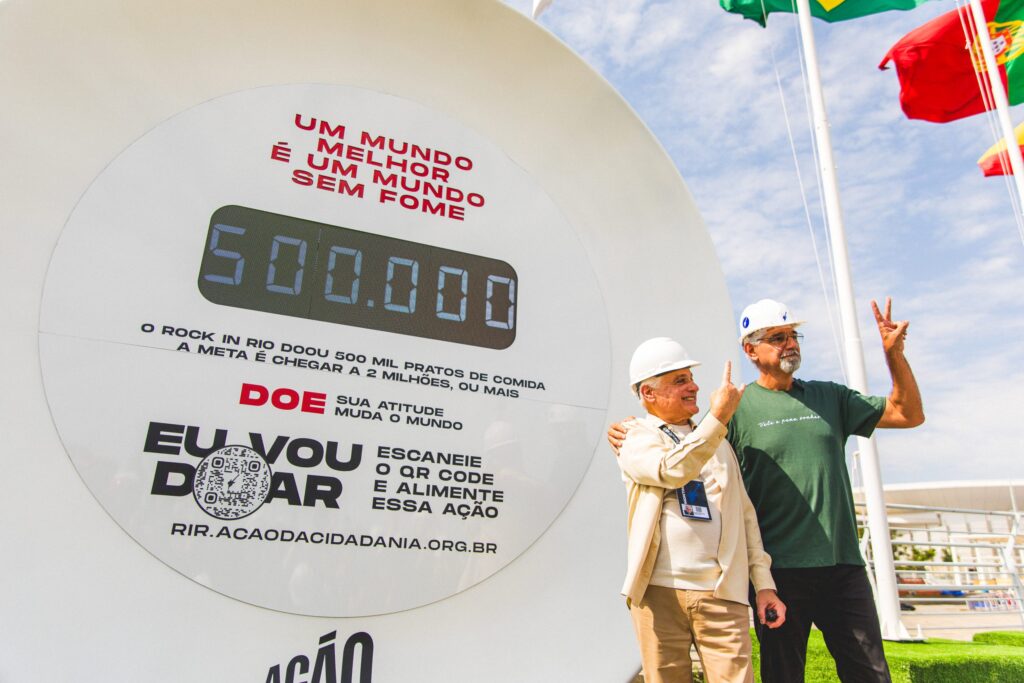 Rock in Rio lança campanha contra a fome