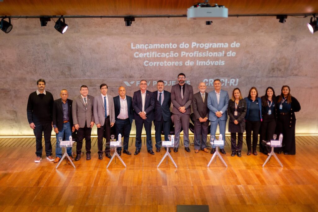 Creci-RJ e FGV Projetos lançam programa de certificação para elevar a excelência dos corretores de imóveis
