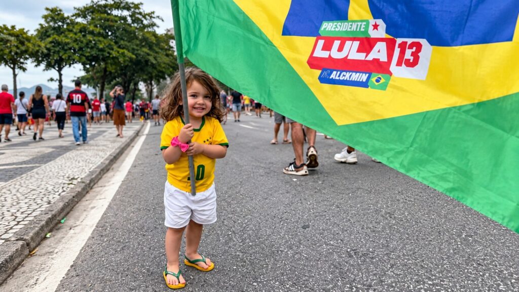 Liana, uma bandeira e um Brasil que eu sonho
