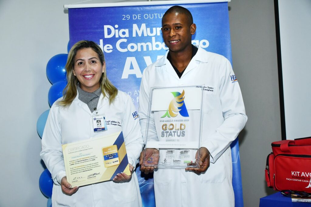 Hospital de Nova Iguaçu recebe prêmio por atendimento ao AVC