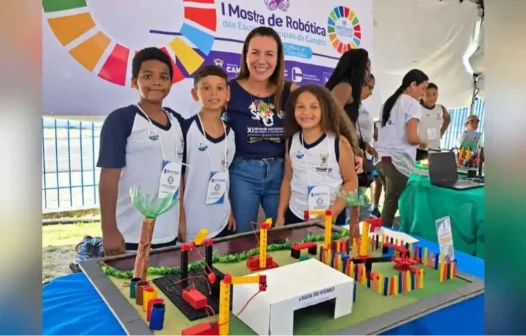 Mostra de robótica em Campos tem projetos de 41 escolas